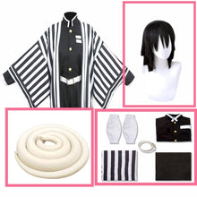 Load image into Gallery viewer, Anime Cosplay Demon Slayer Kimetsu No Yaiba Iguro Obanai Costume Halloween Party White Snake Props