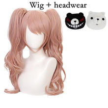 Load image into Gallery viewer, Danganronpa Cosplay Costume Enoshima Junko JK Uniform Short Skirt Double Tail Braid Wig Headwear Suit Halloween Costumes