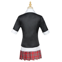 Load image into Gallery viewer, Danganronpa Cosplay Costume Enoshima Junko JK Uniform Short Skirt Double Tail Braid Wig Headwear Suit Halloween Costumes