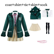 Load image into Gallery viewer, Danganronpa Nanami ChiaKi Cosplay Costume High School Students Uniform Jacket Short Skirt Wig Suit Halloween Costumes