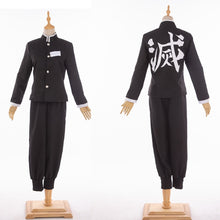 Load image into Gallery viewer, Anime Demon Slayer Cosplay Costume Tanjirou Kamado Kimetsu no Yaiba Men Kimono Uniform Disfraz Halloween Party Demonias Clothes