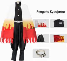 Load image into Gallery viewer, Anime Demon Slayer: Kimetsu No Yaiba Zenitsu Giyu Tanjirou Kamado Nezuko Kids Men Kimono Uniform Cosplay Costume