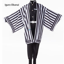 Load image into Gallery viewer, Anime Demon Slayer: Kimetsu No Yaiba Zenitsu Giyu Tanjirou Kamado Nezuko Cosplay Kids Adult Kimono Uniform Cosplay Costume