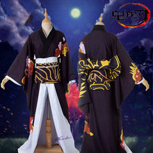 Load image into Gallery viewer, Demon Slayer Kimetsu no Yaiba Cosplay Costumes Kibutsuji Muzan Cosplay Costume Women Kimono Uniforms Clothes Dresses Wig