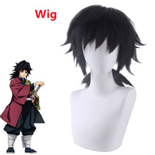 Load image into Gallery viewer, Anime Demon Slayer Kimetsu no Yaiba Tomioka Giyuu Cosplay Costume Women and Men Kimono Uniform Halloween Christmas Party Clothes