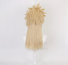 Load image into Gallery viewer, Anime Final Fantasy VII FF7 Cloud Strife Linen Blonde Cosplay Wigs Heat Resistant Hair Wig