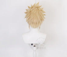 Load image into Gallery viewer, Anime Final Fantasy VII FF7 Cloud Strife Linen Blonde Cosplay Wigs Heat Resistant Hair Wig