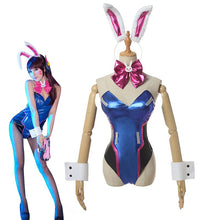 Load image into Gallery viewer, Game Dva Cosplay costume Women Sexy Costume Song hana Bunny Girl Cotume Game OW Jumpsuit Women Romper