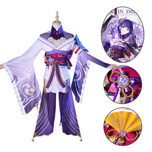 Load image into Gallery viewer, Game Genshin Impact Raiden Shogun Cosplay Costume Baal Sexy Women Uniform Wig Dress Full Set Halloween Party Costumes