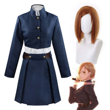 Load image into Gallery viewer, Jujutsu Kaisen Kugisaki Nobara Cosplay Costume Uniform Halloween Women Top Skirt Waist Bag Full Set Costumes