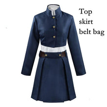 Load image into Gallery viewer, Jujutsu Kaisen Kugisaki Nobara Cosplay Costume Uniform Halloween Women Top Skirt Waist Bag Full Set Costumes