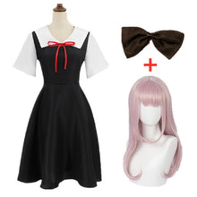 Load image into Gallery viewer, Anime Kaguya-Sama: Love Is War Shinomiya Kaguya Cosplay Costumes Fujiwara Chika Adult Anime Clothing Woman Dresses Headdress