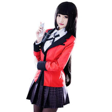 Load image into Gallery viewer, Anime Kakegurui Cosplay Yomotsuki Runa Cosplay Costume Coat Jk School Girls Uniform Hoodie Halloween Dress Girl Winter Cute Paja