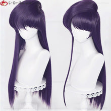 Load image into Gallery viewer, Anime Komi Can't Communicate Komi Shouko Komi Cosplay Wig 80cm Purple Black Heat Resistant Hair Komi san Wa Comyushou Desu Wigs
