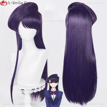 Load image into Gallery viewer, Anime Komi Can't Communicate Komi Shouko Komi Cosplay Wig 80cm Purple Black Heat Resistant Hair Komi san Wa Comyushou Desu Wigs