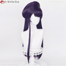 Load image into Gallery viewer, Anime Komi Can't Communicate Komi Shouko Komi Cosplay Wig 80cm Purple Black Heat Resistant Hair Komi san Wa Comyushou Desu Wigs