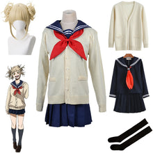 Load image into Gallery viewer, Anime My Hero Academia Boku No Hero Academia Cosplay Costume Himiko Toga JK Uniform Sweater Coat Halloween Clothing