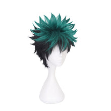Load image into Gallery viewer, Anime My Hero Academia Cosplay Wig Izuku Midoriya Wig Boku No Hero Academia/Academy Cosplay Hair Izuku Midoriya Deku Wig Hairnet