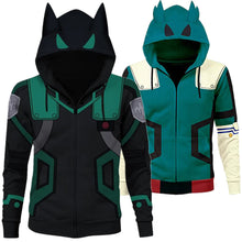Load image into Gallery viewer, My Hero Academia Midoriya Izuku Deku Cosplay Costume Jacket Adult Unisex Hoodie Coat Sweatshirts