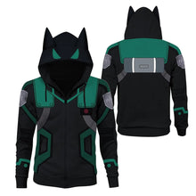 Load image into Gallery viewer, My Hero Academia Midoriya Izuku Deku Cosplay Costume Jacket Adult Unisex Hoodie Coat Sweatshirts