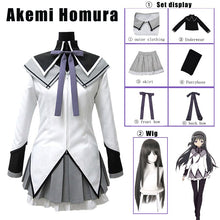 Load image into Gallery viewer, Anime Puella Magi Madoka Magica Akemi Homura Cosplay Costume Clothing Customization