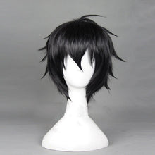 Load image into Gallery viewer, Anime Seraph of the End Yuichiro Hyakuya Wig Cosplay Costume Owari no Seraph Black Short Men Heat Resistant Synthetic Hair Wigs