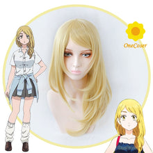 Load image into Gallery viewer, Anime Tokyo Revengers Emma Sano Cosplay Wig Blonde Long Hair Heat Resistant Fiber + Free Wig Cap Girls Women Halloween Party