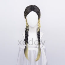 Load image into Gallery viewer, Anime Tokyo Revengers Haitani Ran Haitani Rindo Cosplay Wig Tenjiku Rokuhara Tandai Double Long Twist Braid Hair Wig + Wig Cap