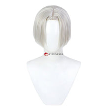 Load image into Gallery viewer, Anime Tokyo Revengers Izana Kurokawa Cosplay Wig White Short and Silver Heat Resistant Synthetic Halloween Party Hair + Wig Cap