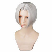 Load image into Gallery viewer, Anime Tokyo Revengers Izana Kurokawa Cosplay Wig White Short and Silver Heat Resistant Synthetic Halloween Party Hair + Wig Cap