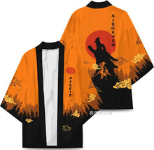 Load image into Gallery viewer, Uchiha Kimono Cloak Cosplay Costumes Hatake Summer Cardigan Haori Shawl Halloween Costume