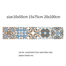 Load image into Gallery viewer, Arabic Style Mosaic Tile Stickers For Living Room Kitchen Retro 3D Waterproof Mural Decal Bathroom Decor Diy Adhesive Wallpaper