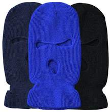 Load image into Gallery viewer, Army Tactical Mask 3 Hole Full Face Mask Ski Mask Winter Cap Balaclava Motorbike Motorcycle Helmet Full Helmet