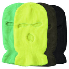 Load image into Gallery viewer, Army Tactical Mask 3 Hole Full Face Mask Ski Mask Winter Cap Balaclava Motorbike Motorcycle Helmet Full Helmet
