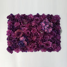 Load image into Gallery viewer, 60x40cm Artificial Flowers DIY Wedding Decoration Flower Wall Panels Silk Rose Flower Pink Romantic Wedding Backdrop Decor