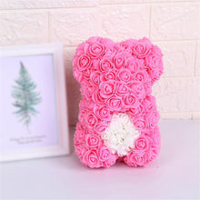 Load image into Gallery viewer, Artificial Flowers 25cm Rose Bear Girlfriend Anniversary Christmas Valentine's Day Gift Birthday Present For Wedding Party