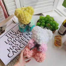 Load image into Gallery viewer, Artificial Flowers 25cm Rose Bear Girlfriend Anniversary Christmas Valentine's Day Gift Birthday Present For Wedding Party