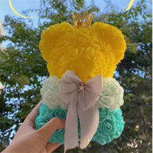 Load image into Gallery viewer, Artificial Flowers 25cm Rose Bear Girlfriend Anniversary Christmas Valentine's Day Gift Birthday Present For Wedding Party