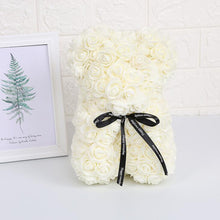 Load image into Gallery viewer, Artificial Flowers 25cm Rose Bear Girlfriend Anniversary Christmas Valentine's Day Gift Birthday Present For Wedding Party