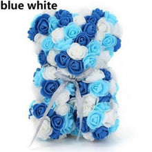 Load image into Gallery viewer, Artificial Flowers 25cm Rose Bear Girlfriend Anniversary Christmas Valentine's Day Gift Birthday Present For Wedding Party