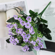 Load image into Gallery viewer, Artificial Flowers Rose Buds Lot Gypsophila Fake Artificial Plant Flower Bouquet For Wedding Home Festation DIY Decoration