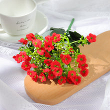 Load image into Gallery viewer, Artificial Flowers Rose Buds Lot Gypsophila Fake Artificial Plant Flower Bouquet For Wedding Home Festation DIY Decoration