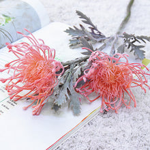 Load image into Gallery viewer, Artificial Flowers Short Branch Crab Claw 2 Fork Pincushion Christmas Garland Vase for Home Wedding Decoration Fake Planting