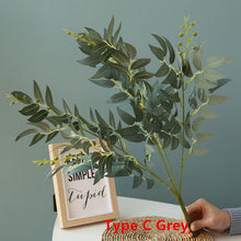 Load image into Gallery viewer, Artificial willow bouquet fake leaves for Home Christmas wedding decoration jugle party willow vine faux foliage plants wreath
