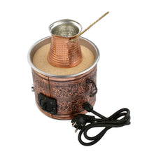 Load image into Gallery viewer, Authentic Turkish Copper Electric Hot Sand Coffee Maker Heater Machine 110V - 220V Kitchen & Dining