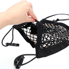 Load image into Gallery viewer, 2/3 Layers Car Storage Net Bag Organizer Holder Mesh Seat Back Hanger Trunk Hooks String Kit Off Road 4x4 Truck Auto Accessories
