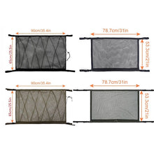 Load image into Gallery viewer, Car Ceiling Storage Net Roof Interior Storage Bag Car Storage Net Car Interior Cargo Net Bag Sundries Storage Bag