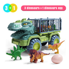 Load image into Gallery viewer, Car Toy Dinosaurs Transport Car dinosaur Carrier Truck Toy indominus rex jurassic world dinosaurs toys christmas gifts for Kids