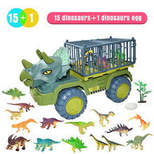 Load image into Gallery viewer, Car Toy Dinosaurs Transport Car dinosaur Carrier Truck Toy indominus rex jurassic world dinosaurs toys christmas gifts for Kids