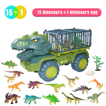 Load image into Gallery viewer, Car Toy Dinosaurs Transport Car dinosaur Carrier Truck Toy indominus rex jurassic world dinosaurs toys christmas gifts for Kids